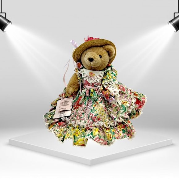 Eclectic People ~ Stuffed Bear Girl Victorian Elegance - Picture 6 of 6